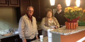 Elkton Mayor, Joseph Fisona,Commissioner of Elkton, Mary Jo Jablonski, and Scott Link of the Stavrou Companies 