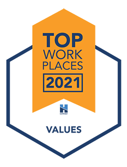 2021 Top Work Places Badge