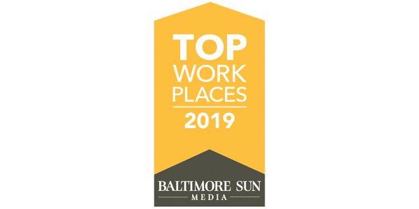 Baltimore Sun Top Workplace Award 2019